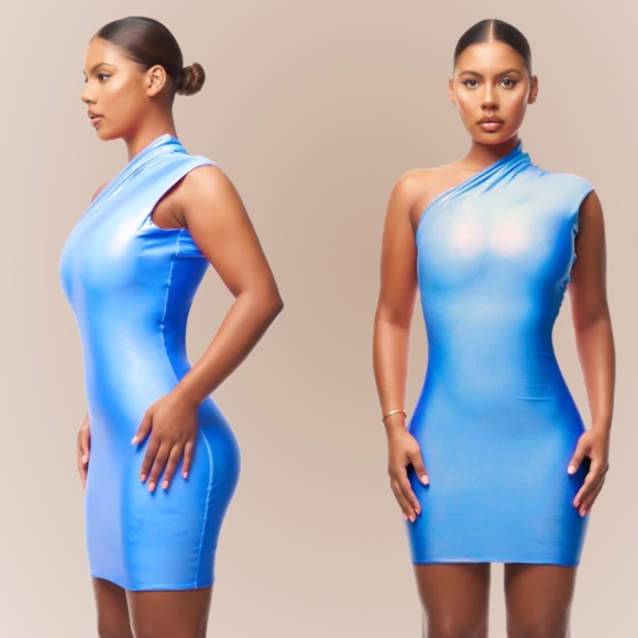 GAGNON DRESS- BLUE BERRY - COUCOO - Picture 1 of 1